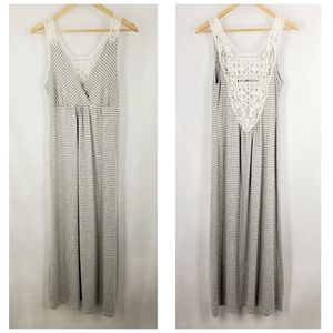 Romeo & Juliet ⚜ Striped Maxi Dress